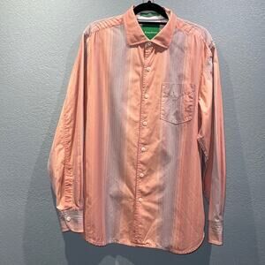 Tommy Bahama Island Modern Fit Long Sleeve Button Down Shirt with Chest Pocket M